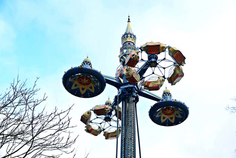 One of the rides in the park